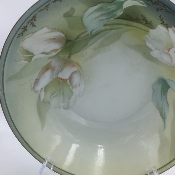 Vintage RS Germany Fine Porcelain Bowl with Tulip Design - Picture 5 of 10